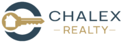 Chalex Realty logo showing gold key set in the letter C to the left of the name.